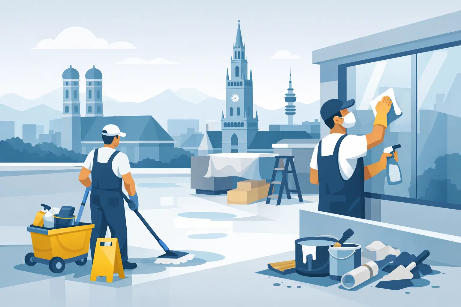 Baureinigung nach Renovation in München