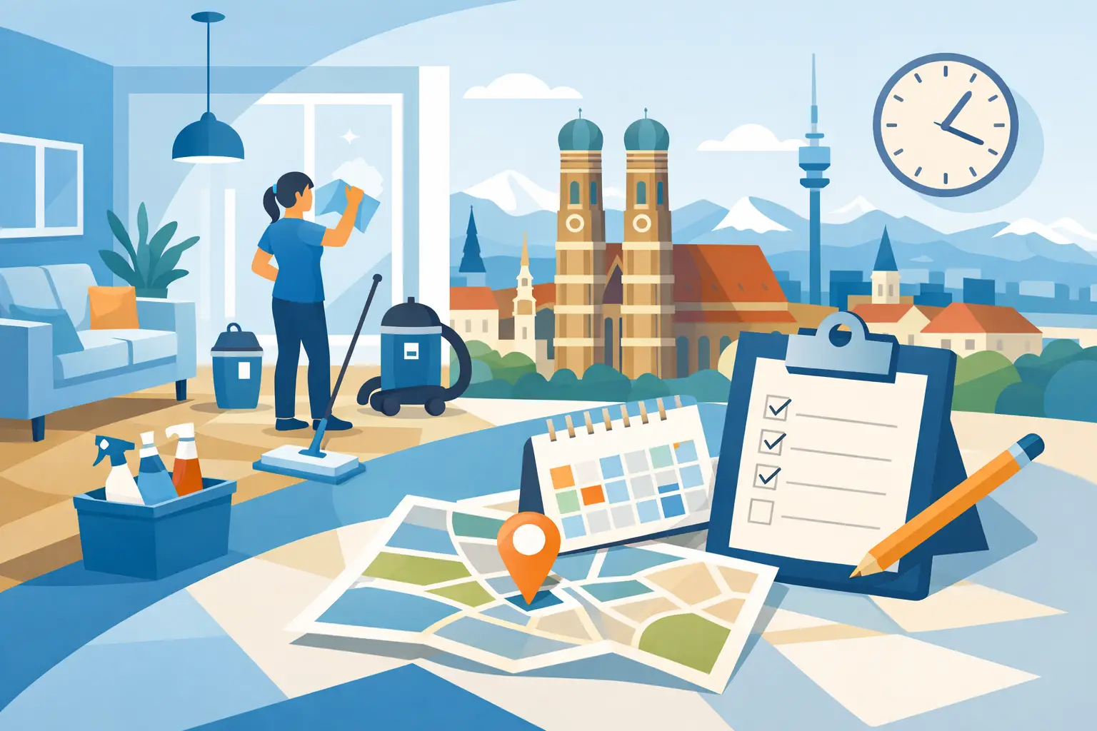 Grundreinigung Wohnung München richtig planen