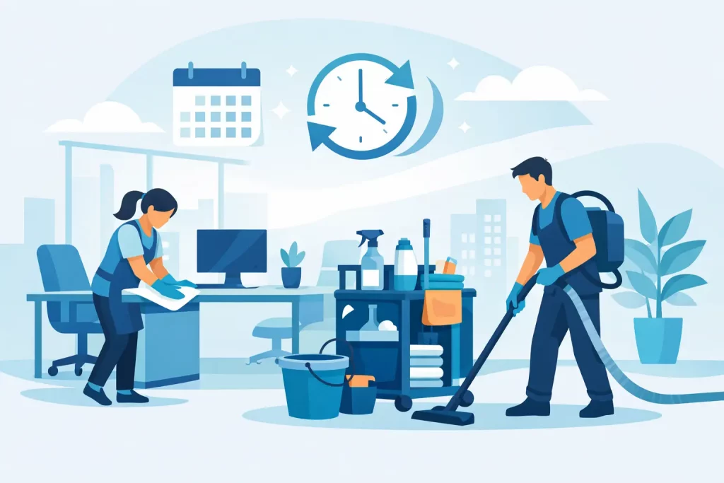 Wie oft Büro reinigen? Der richtige Rhythmus